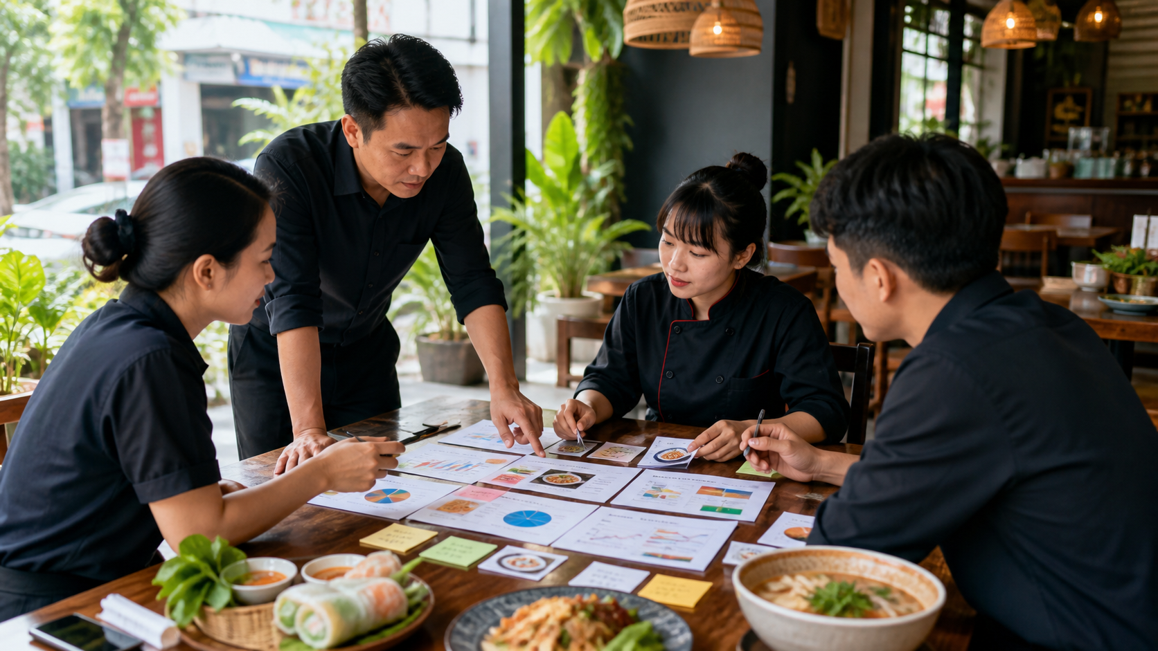 Minh họa Skill BMG — F&B, Nhà Hàng & Khách Sạn